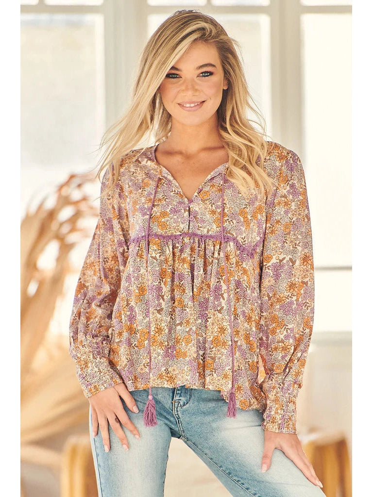 JAASE PLUS Amity Print Sunny Blouse Trendy unclassified dresses